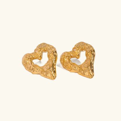 [GALE]Helene Heart Earrings