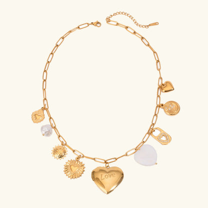 [GALE]Lianne Gold Heart Locket