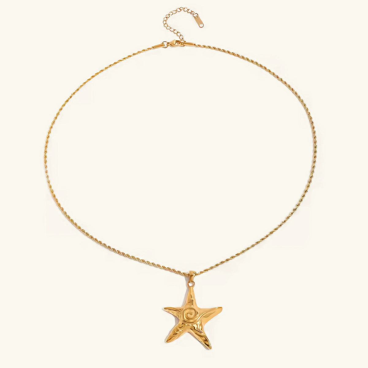[GALE]Tammy Gold Starfish Necklace