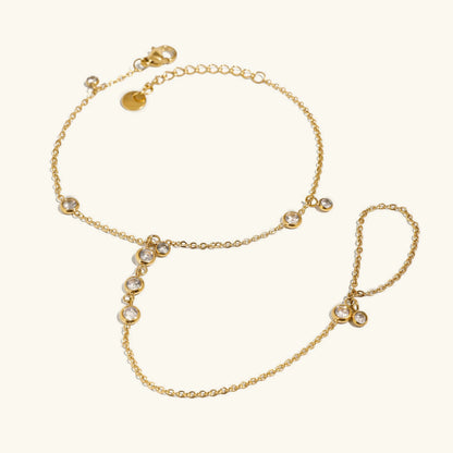 [GALE]Elina Diamond Hand Chain