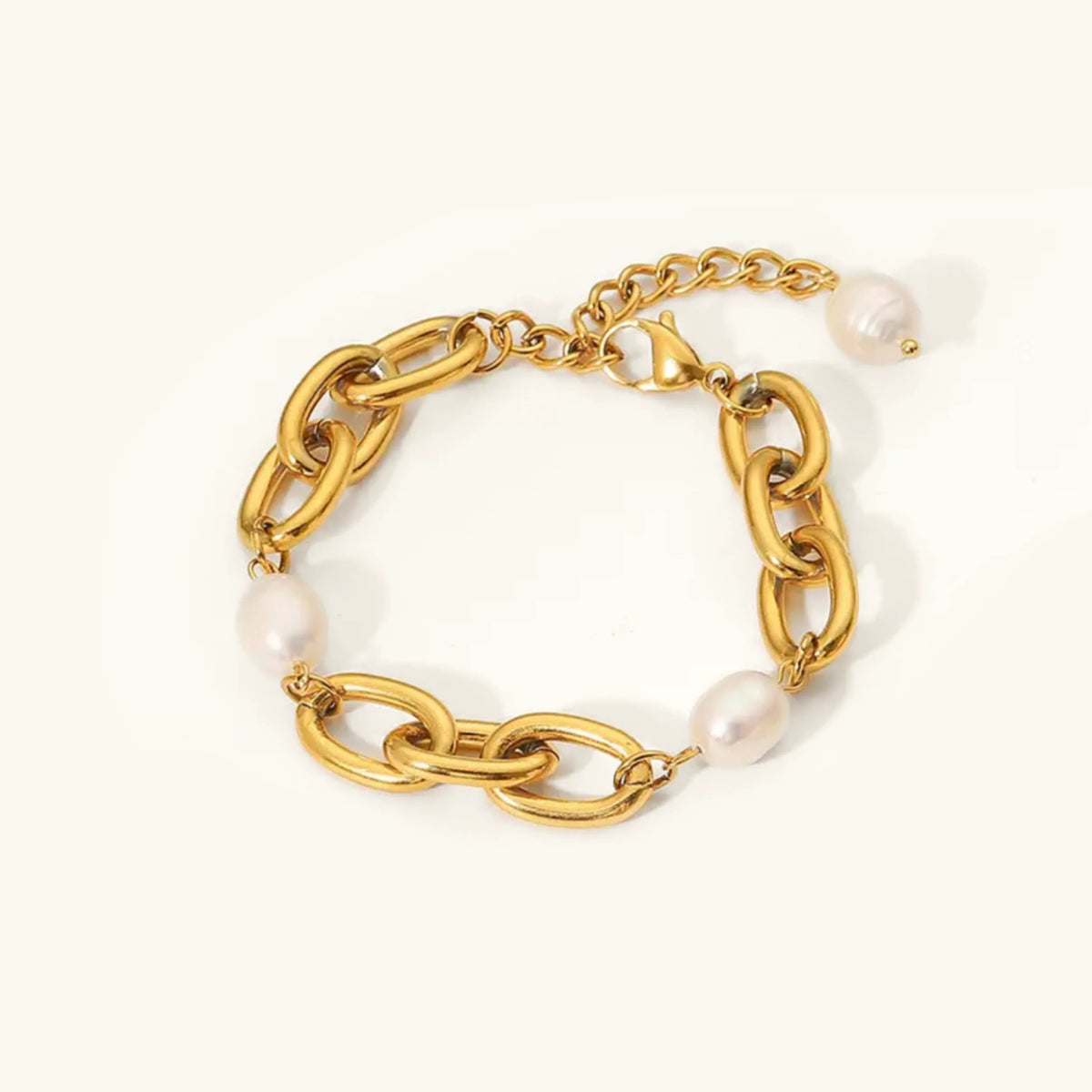 [GALE]Ysabel Chunky Freshwater Pearl Bracelet