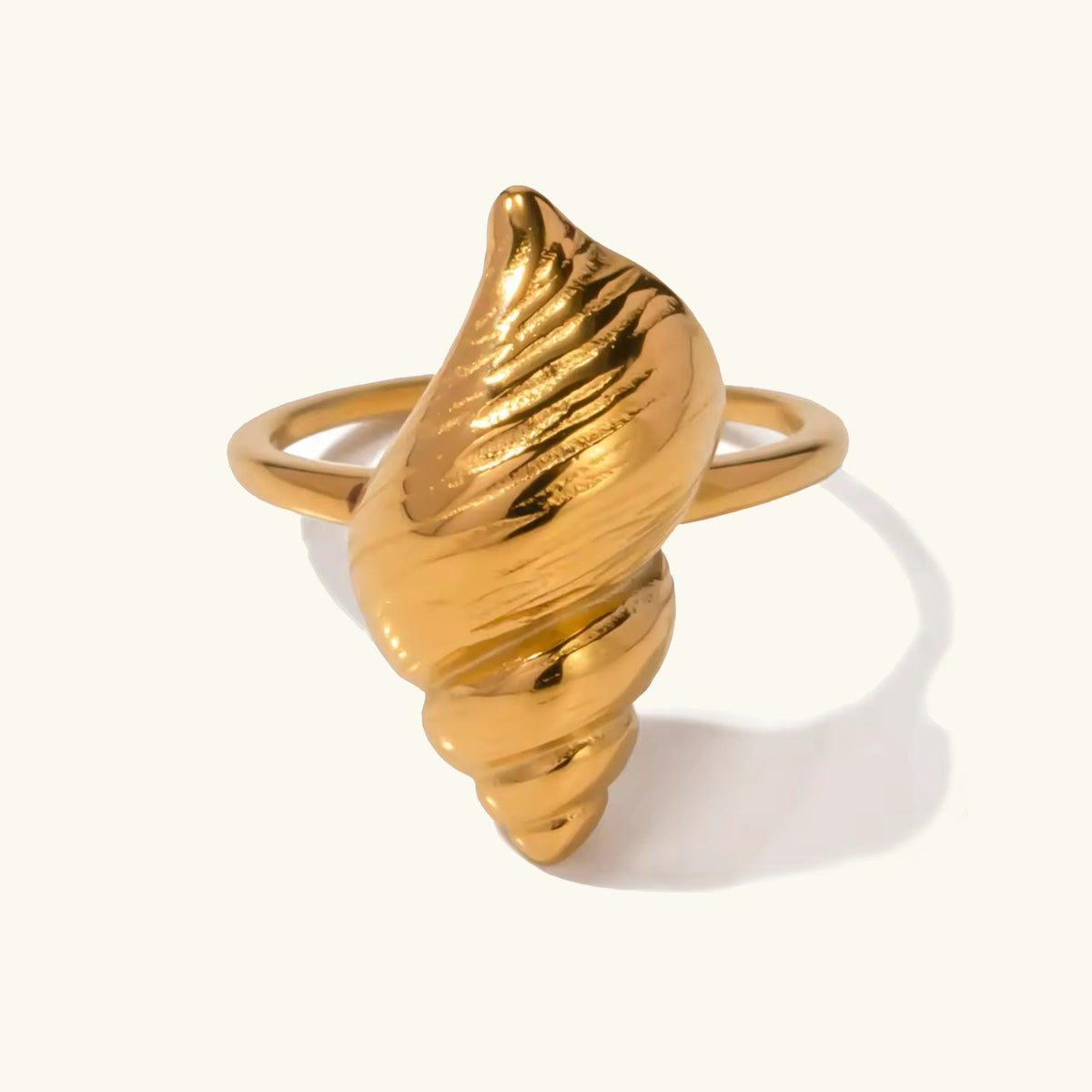 [GALE]Ohana Sea Conch Gold Ring