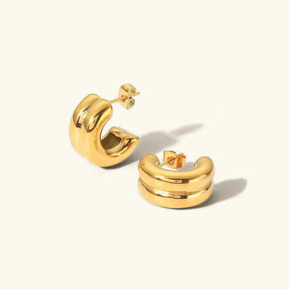 [GALE]Henrietta Gold Earrings