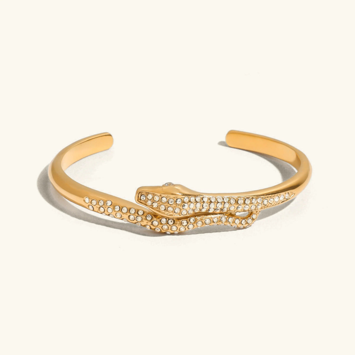 [GALE]Rosalee Serpentine Diamond Bangle