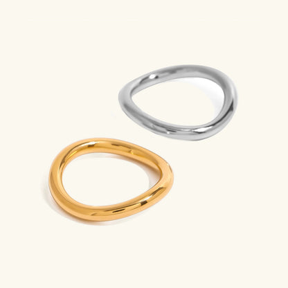 [GALE]Miley Gold & Silver Layered Rings