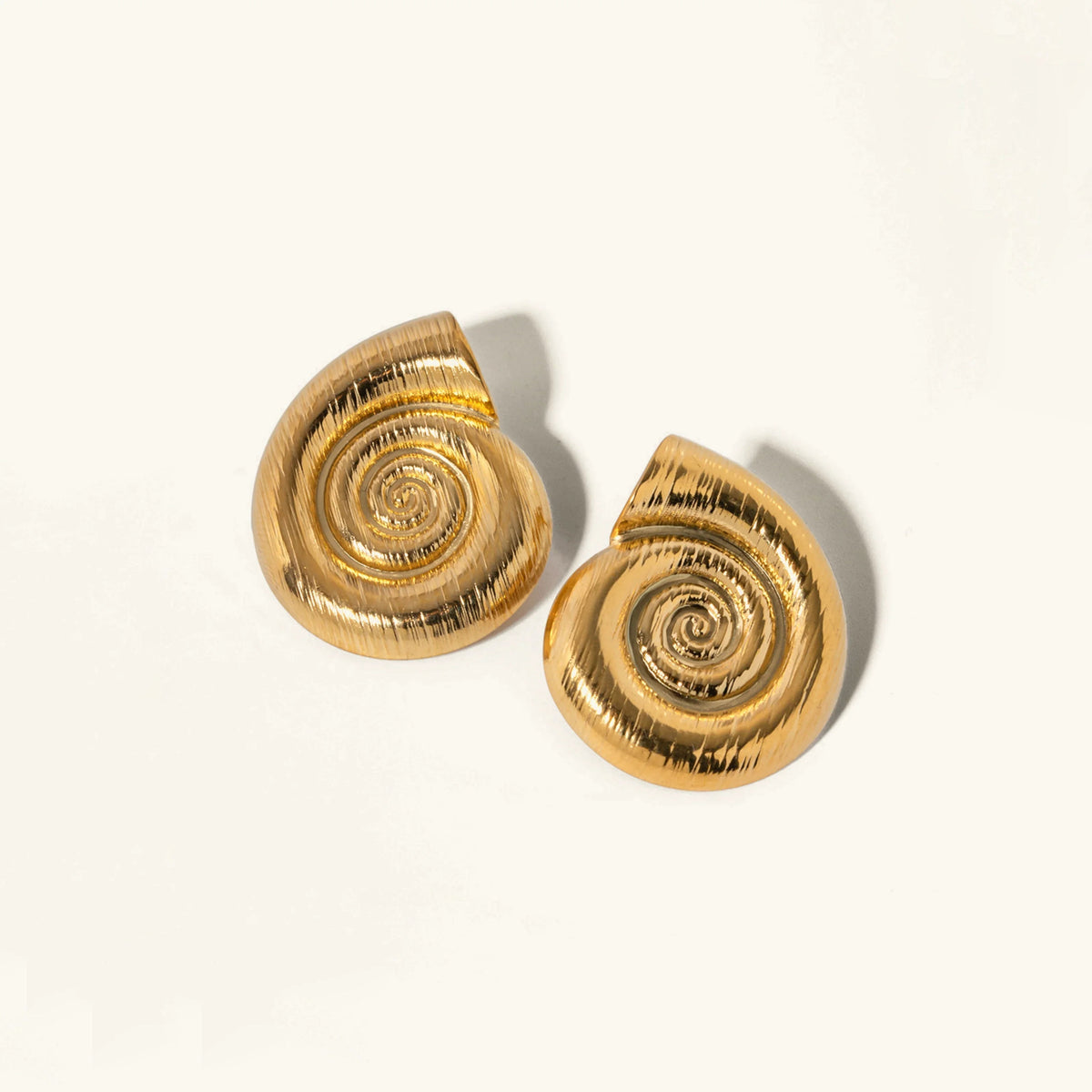 [GALE]Nauticia Gold Shell Earrings
