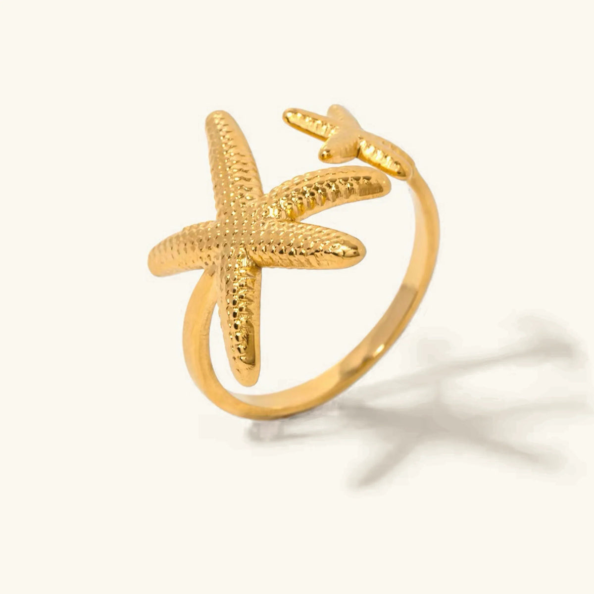 [GALE]Seastar Gold Starfish Ring