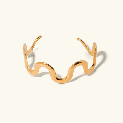 [GALE]Senna Twisted Gold Bangle