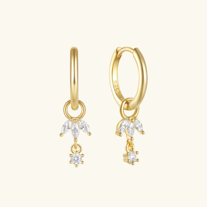 [GALE]Brooke Removable Charm Hoops