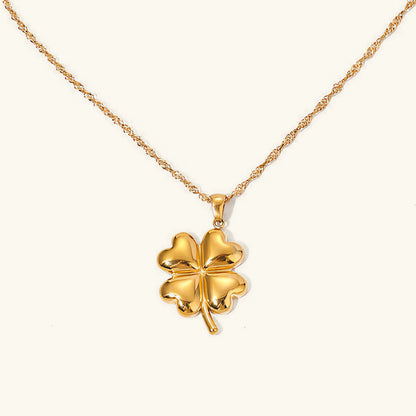 [GALE]Ella Clover Gold Necklace