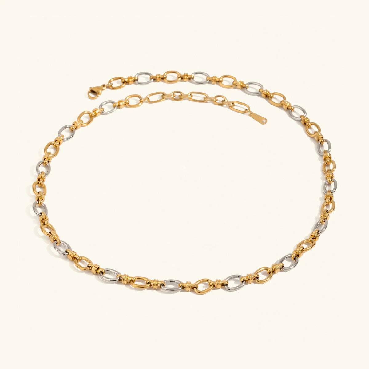 [GALE]Addison Two Tone Gold Necklace