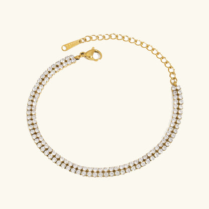 [GALE]Florabelle Double Tennis Bracelet