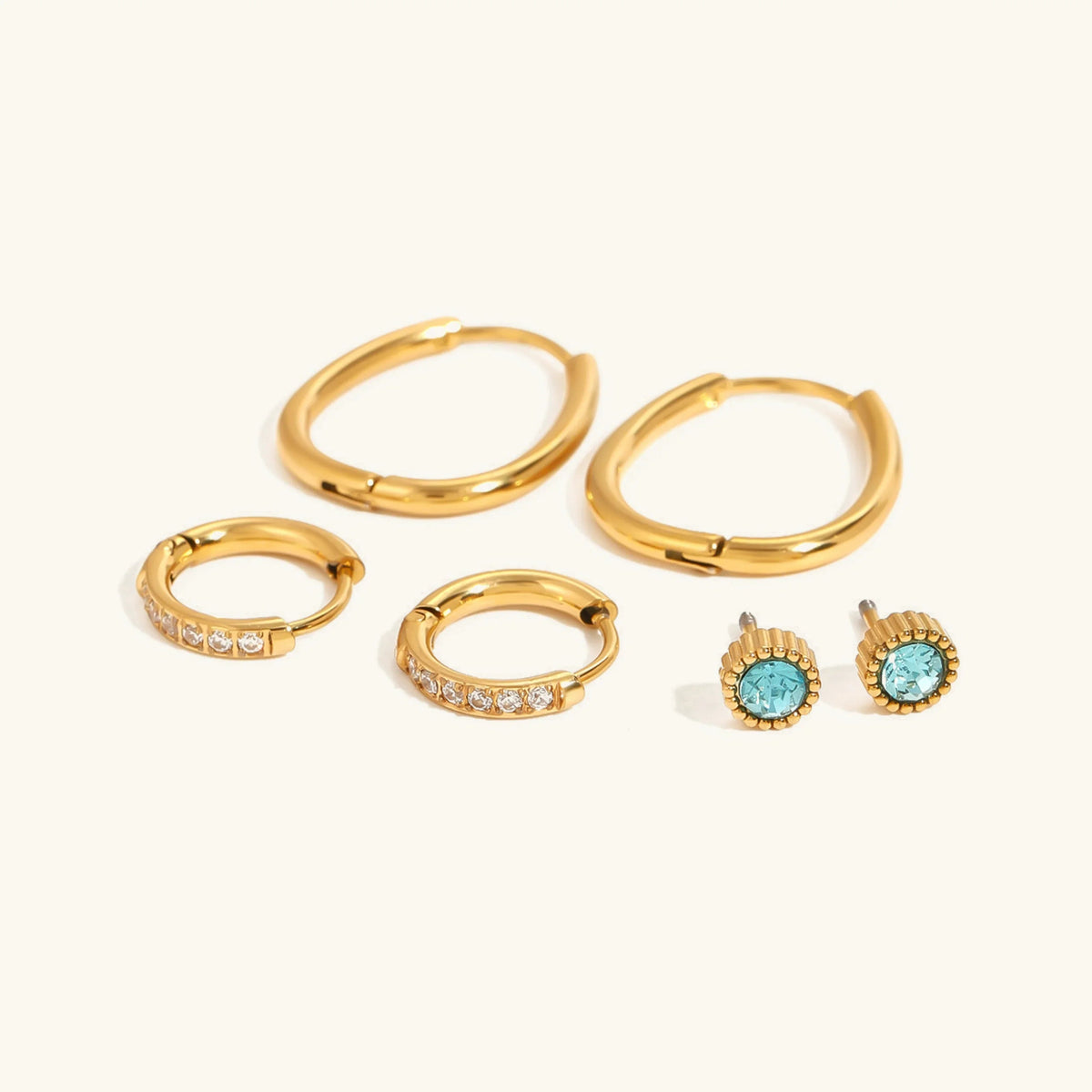 [GALE]Kylie Diamond Earring Bundle