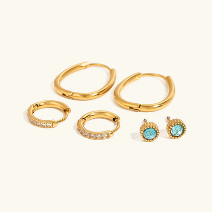[GALE]Kylie Diamond Earring Bundle