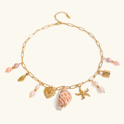 [GALE]Pacific Freshwater Pearl Necklace