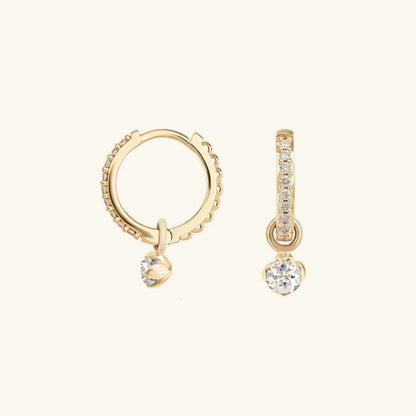 [GALE]Blake Reversible Diamond Hoops
