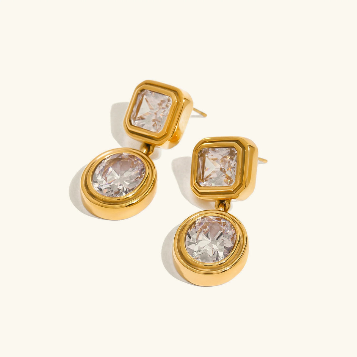 [GALE]Amanda Diamond Earrings
