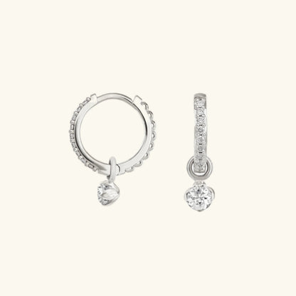 [GALE]Blake Reversible Diamond Hoops