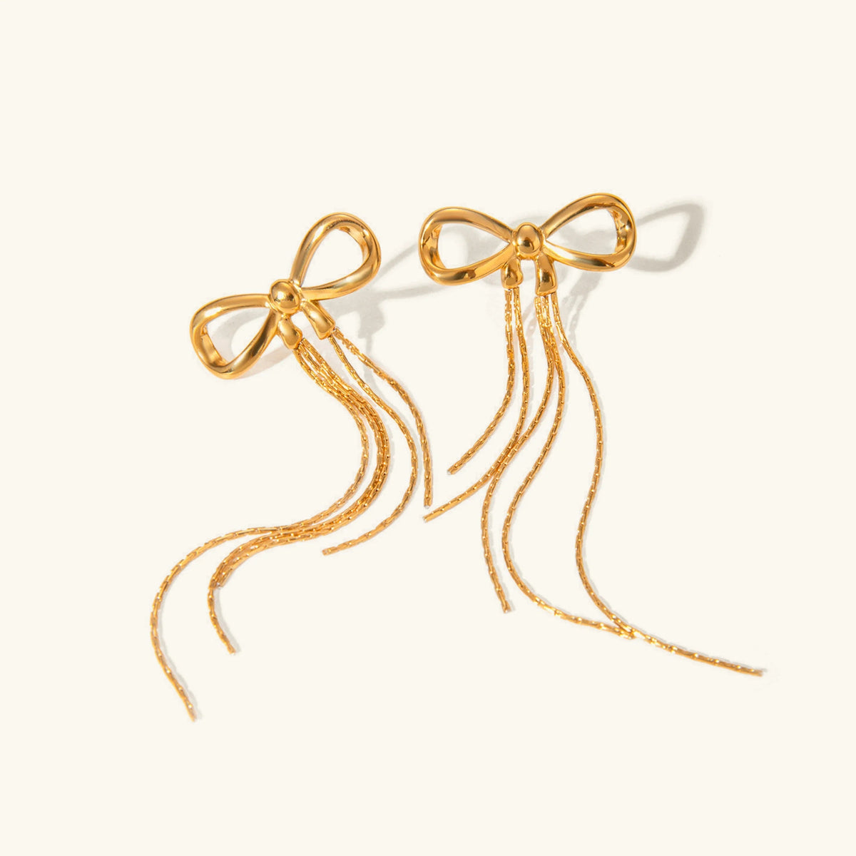 [GALE]Yvette Bow Earrings