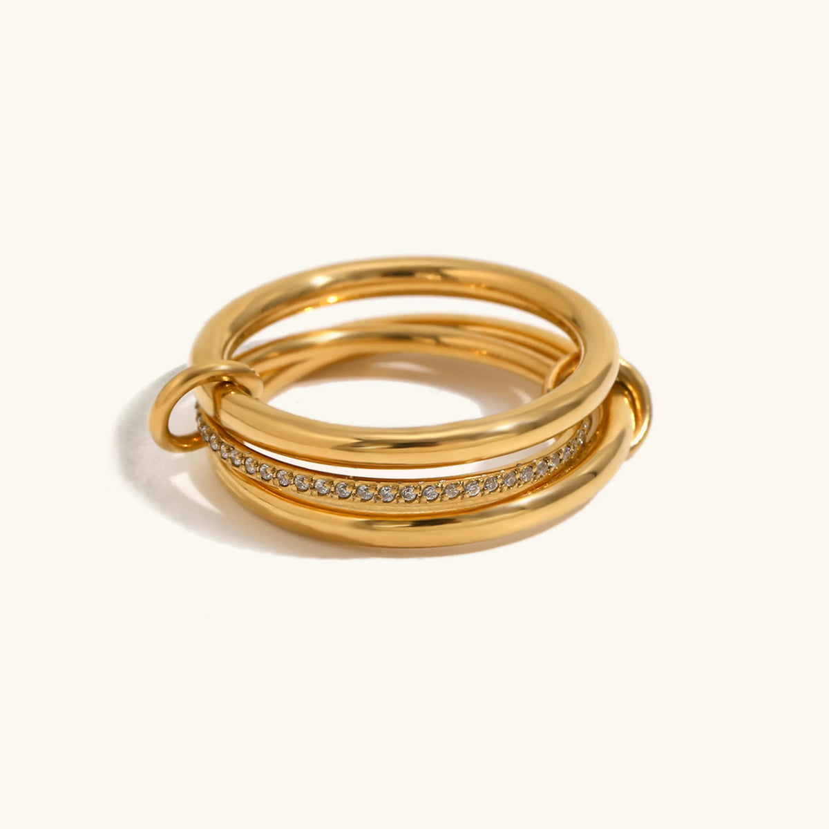 [GALE]Dara Diamond Ring Stack