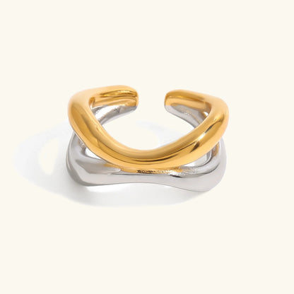 [GALE]Deanna Gold Intertwined Ring