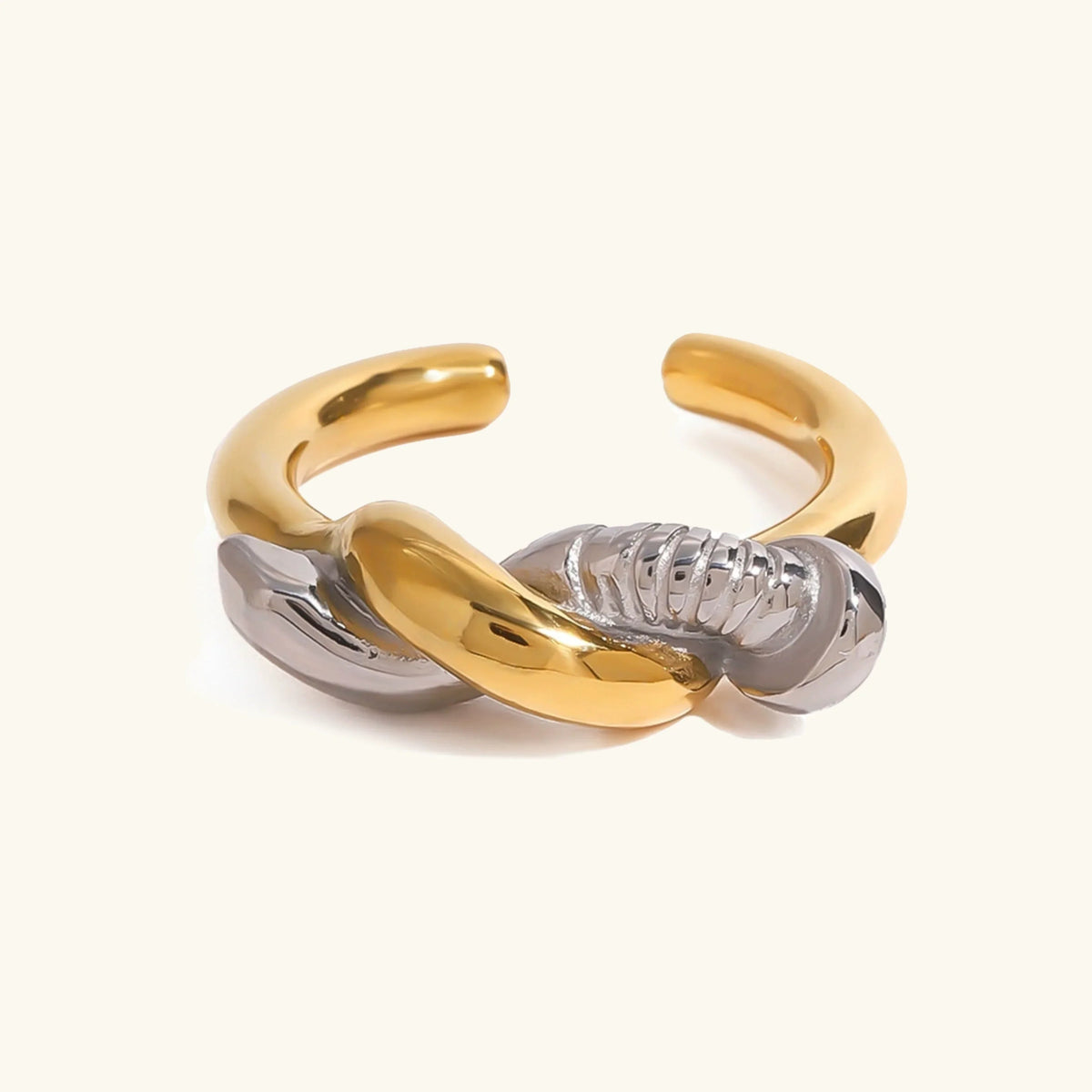 [GALE]Trinity Twisted Nail Ring