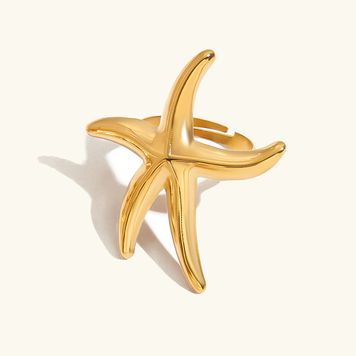 [GALE]Oceanic Gold Starfish Ring