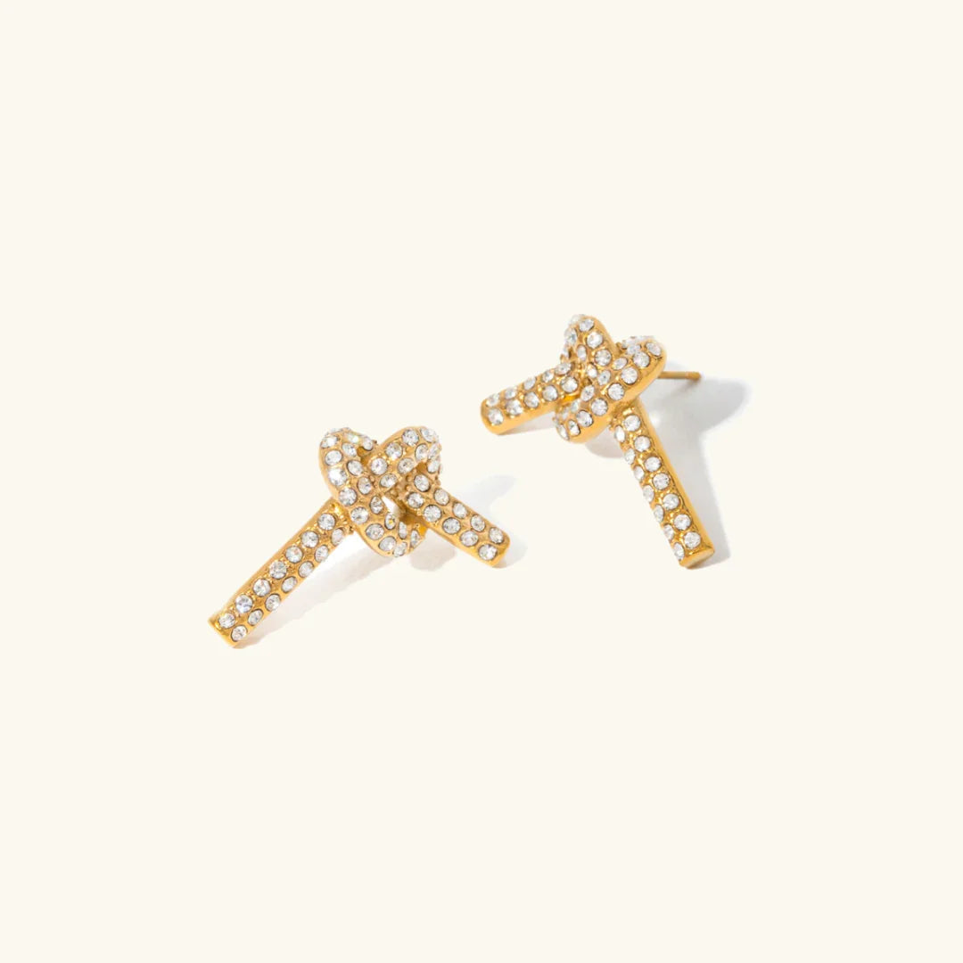 [GALE]Francesca Diamond Earrings
