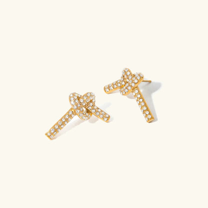 [GALE]Francesca Diamond Earrings