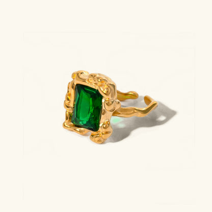 [GALE]Priscilla Emerald Ring