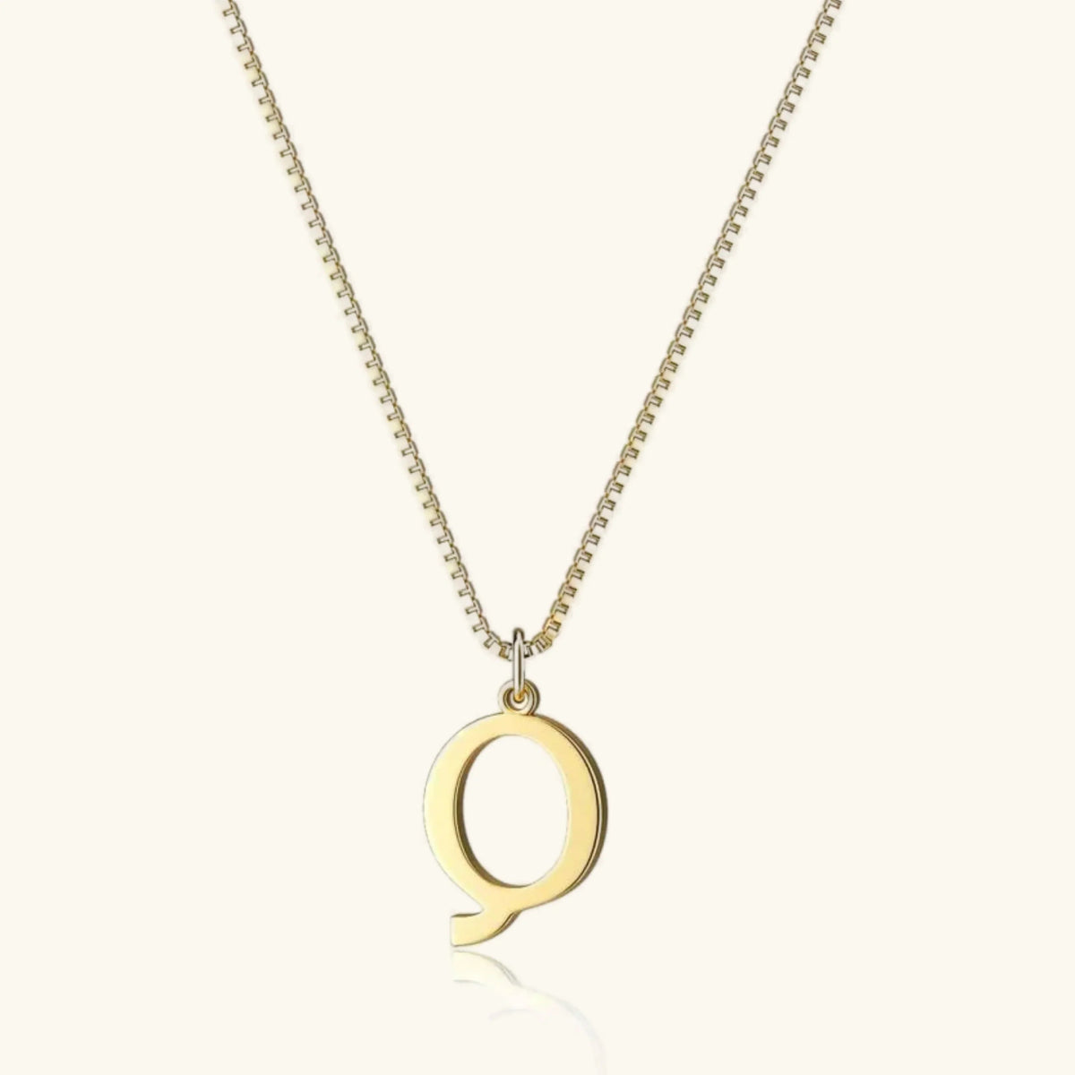 [GALE]Therese Letter Initial Gold Necklace