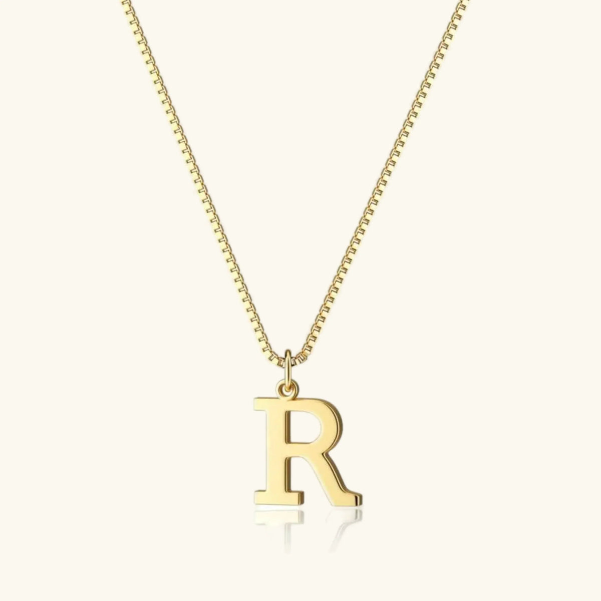 [GALE]Therese Letter Initial Gold Necklace