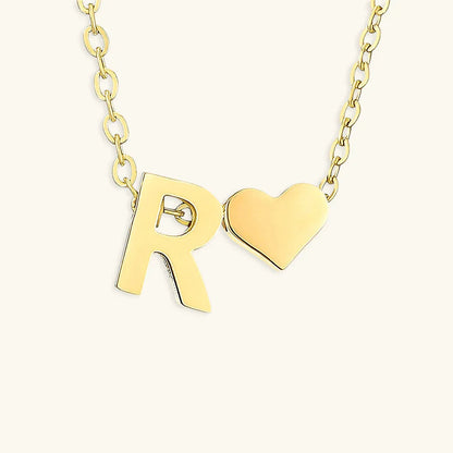 [GALE]Ria Initial Letter Gold Necklace