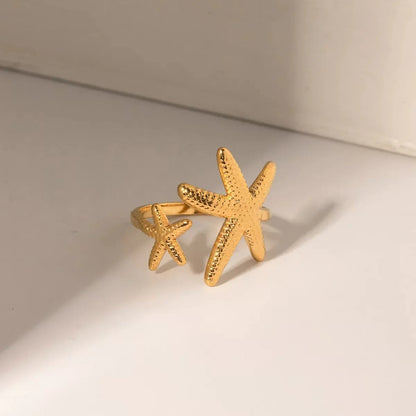 [GALE]Seastar Gold Starfish Ring