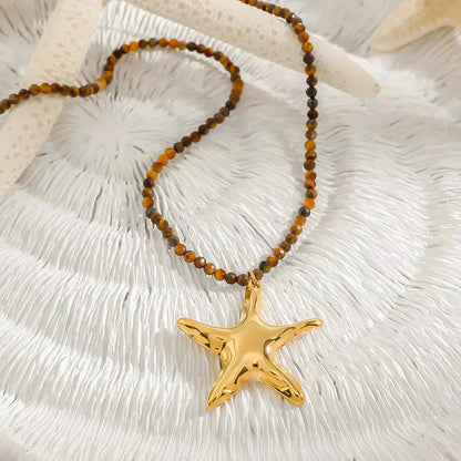 [GALE]Umi Gold Starfish Pendant