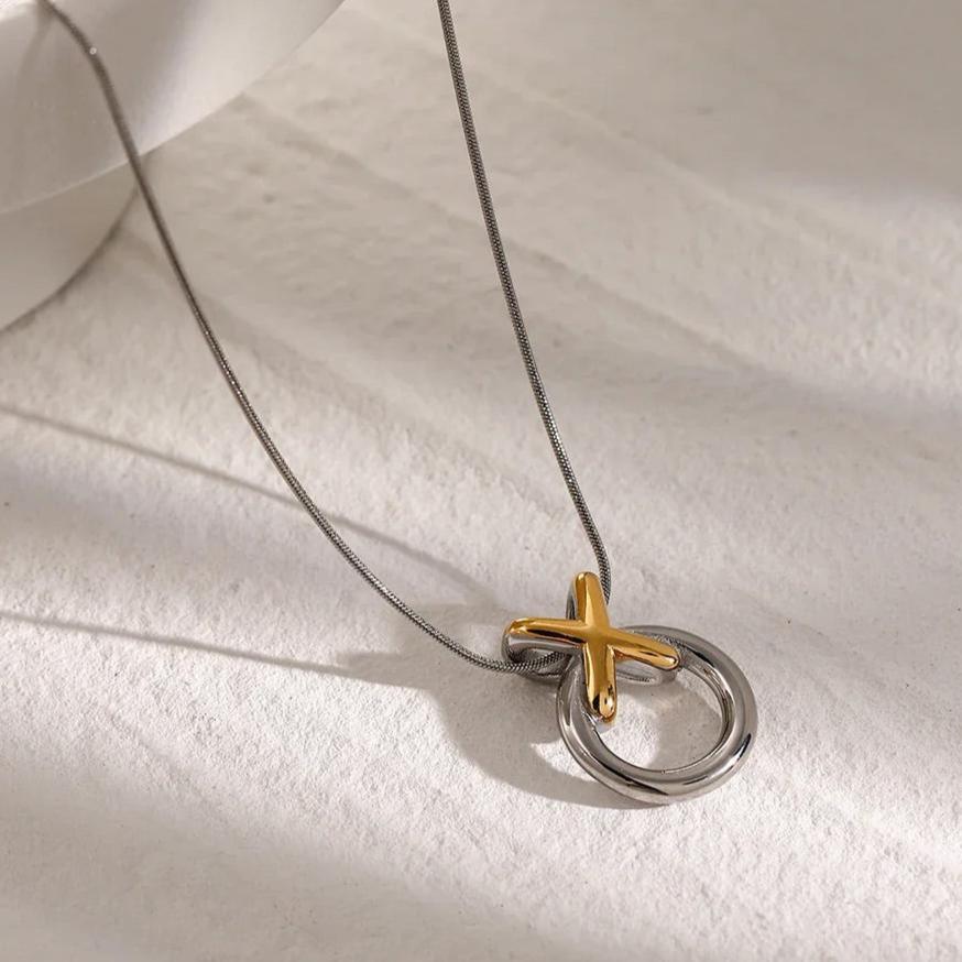 [GALE]Mirabelle Ring Knot Necklace