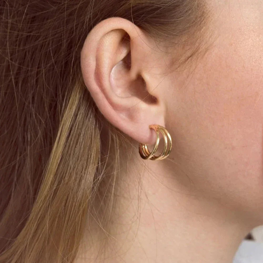 [GALE]Cradle Gold Earrings