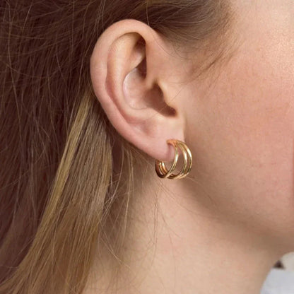 [GALE]Cradle Gold Earrings