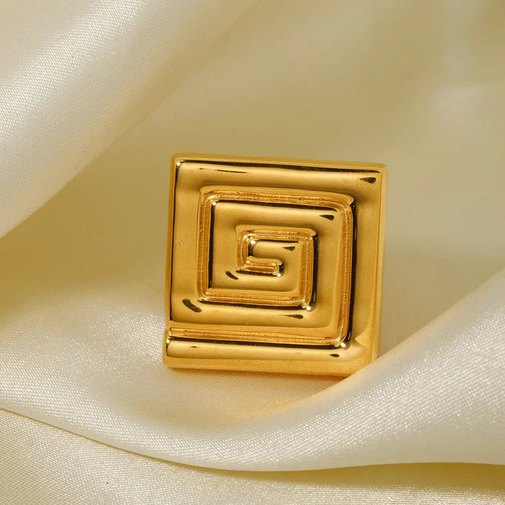 [GALE]Karina Gold Earrings