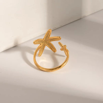 [GALE]Seastar Gold Starfish Ring