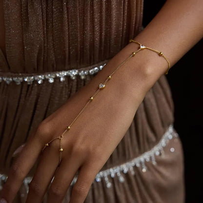 [GALE]Winslow Gold Hand Chain
