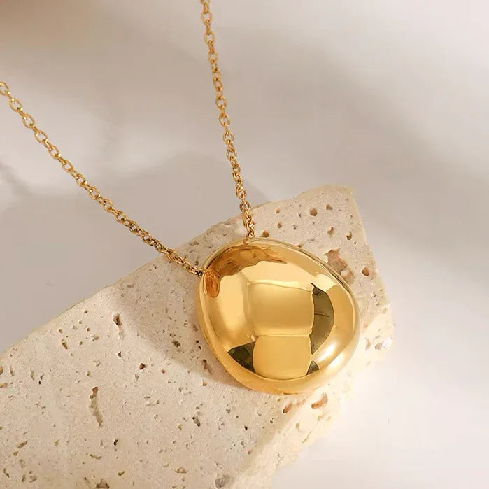 [GALE]Claribel Gold Dome Necklace