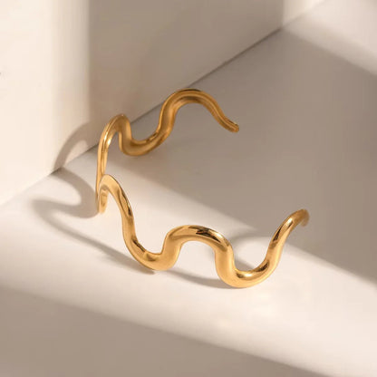 [GALE]Senna Twisted Gold Bangle
