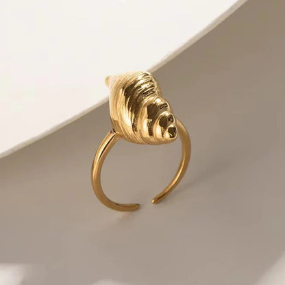 [GALE]Ohana Sea Conch Gold Ring
