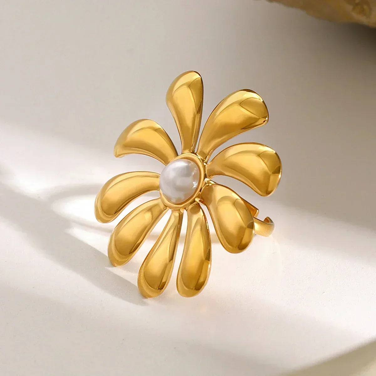 [GALE]Bellemare Floral Gold Ring