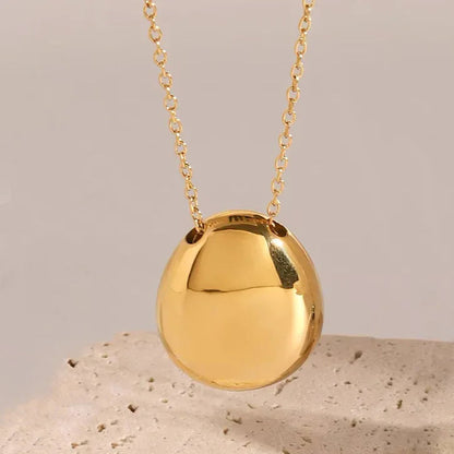 [GALE]Claribel Gold Dome Necklace