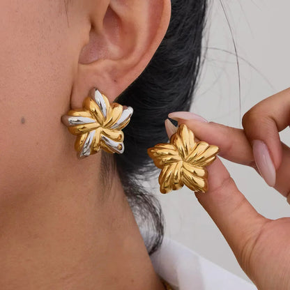 [GALE]Thymes Gold Star Earrings
