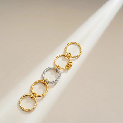 [GALE]Blaise Stacked Diamond Ring