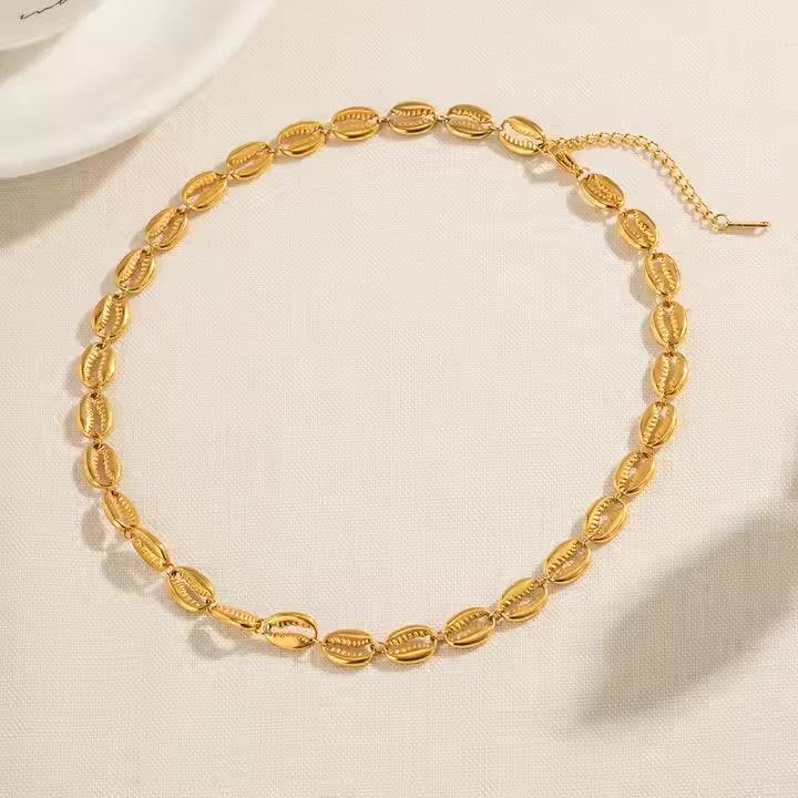 [GALE]Pacifica Gold Seashell Necklace