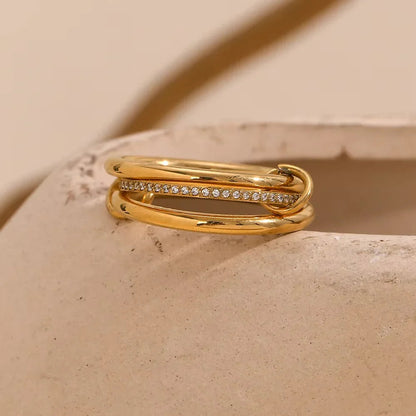 [GALE]Dara Diamond Ring Stack